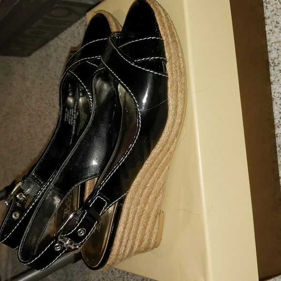 Franco Sarto Espadrille Wedges - Picture 6 of 8